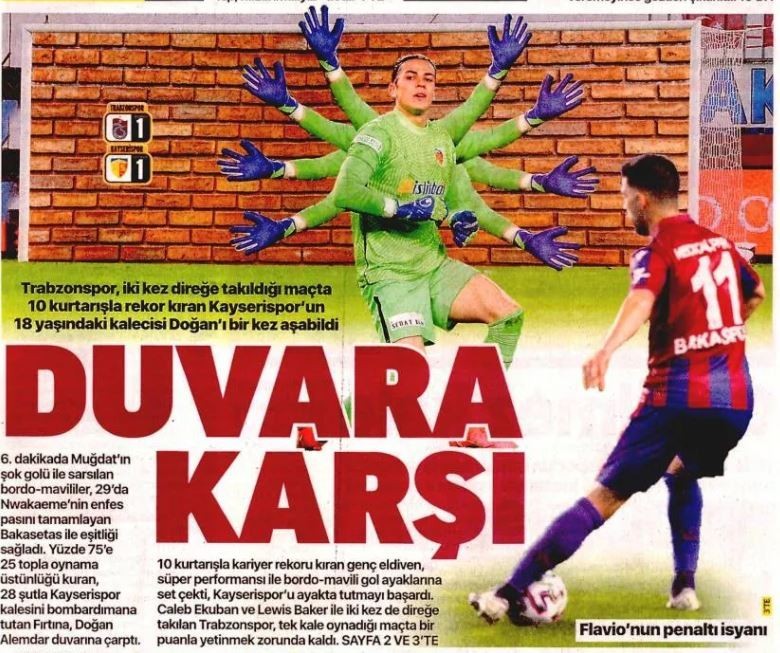 Foto Maç Gazetesinin Manşeti