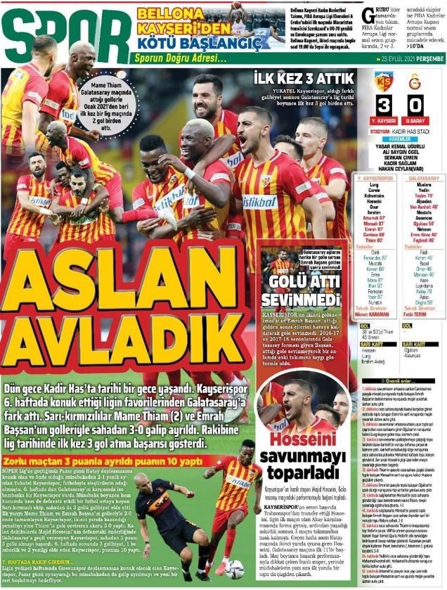 🗞 "Aslan Avladık"