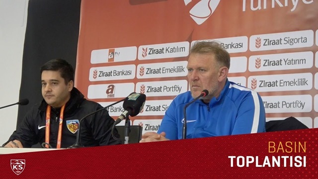 Robert Prosinecki'nin Fenerbahçe Maçı Basın Toplantısı