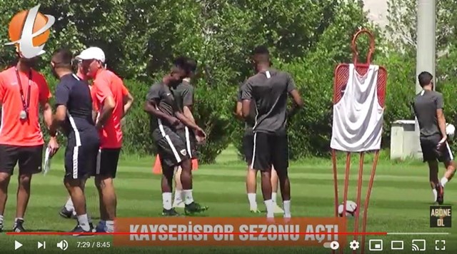 Kayserispor 2019-2020 sezonu ilk antrenman