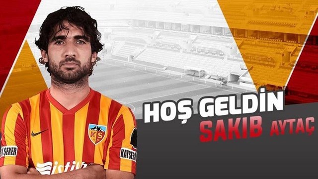 Kayserispor Sakıb Aytaç ile 2 Yıllık Sözleşme İmzaladı