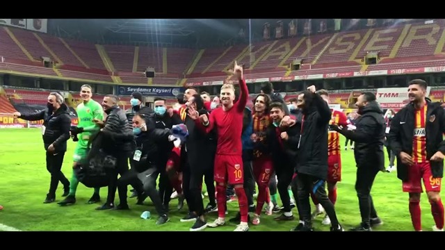 Kayserispor kazandı, Başkan Sevindi.