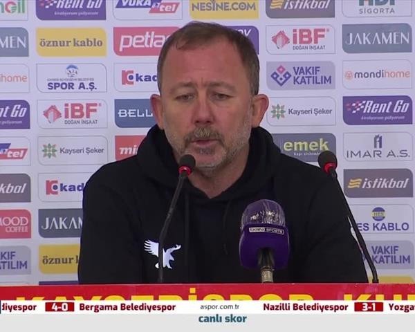 Sergen Yalçın'ın Maç Sonu Yorumu