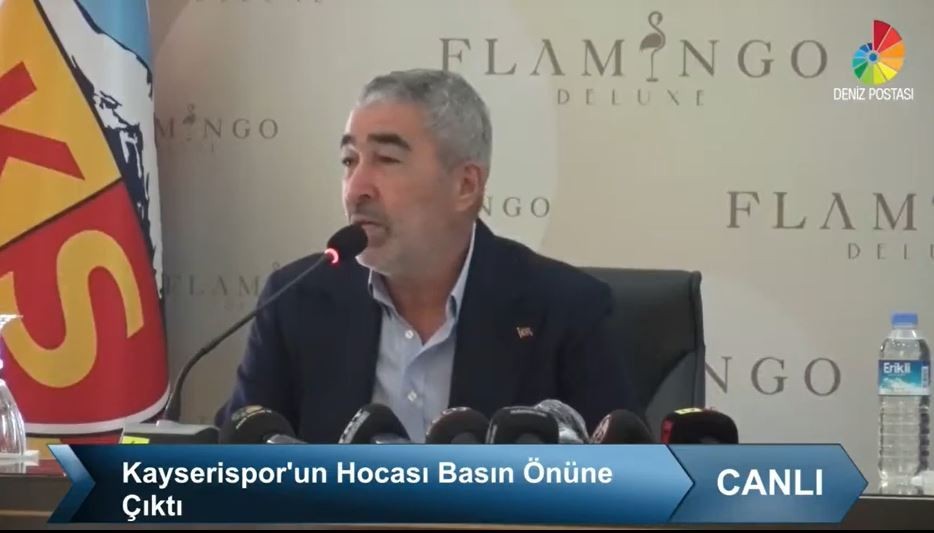 Kayserispor Teknik Direktörü Samet Aybaba Basın Toplantısı