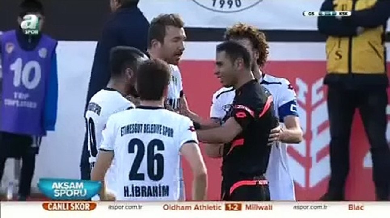 2015-2016 Türkiye Kupası: Etimesgut Belediyespor 2-5 Kayserispor Maçının Özeti.