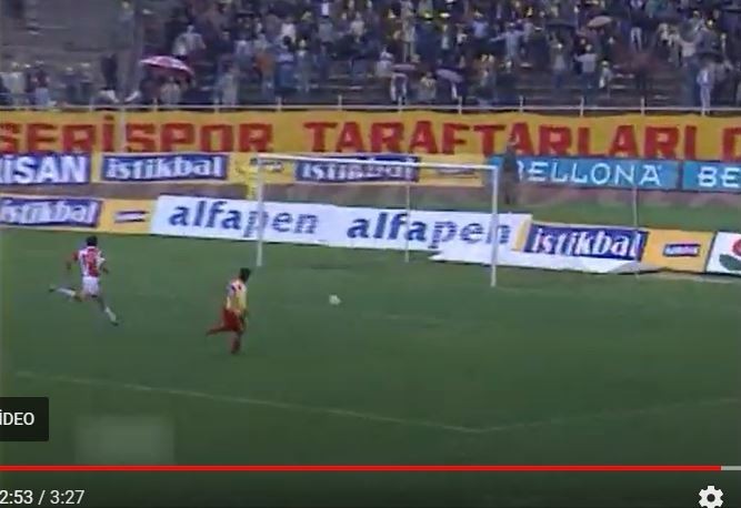 1997-1998 Süper Lig: Kayserispor 3-1 Antalyaspor Maçının Özeti.
