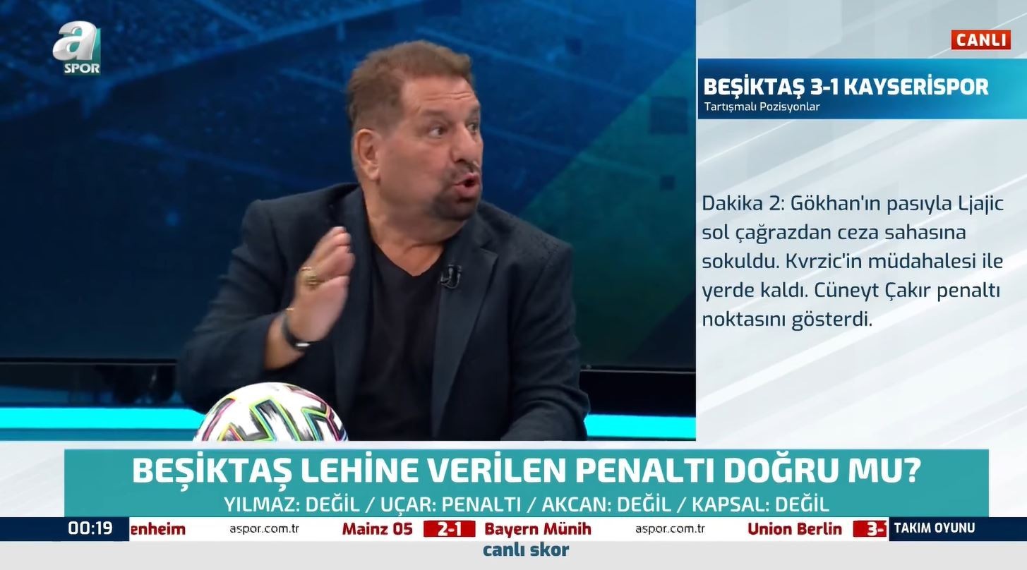 Erman Toroğlu ASpor'da Beşiktaş-Kayserispor Maçını Yorumladı.