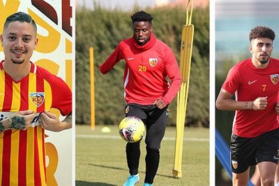 Kayserispor'da 3 futbolcu kadro dışı bırakıldı.