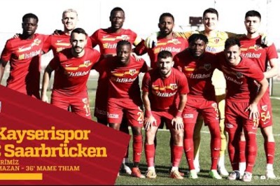 2022-2023 Hazırlık Maçı: FC Saarbrücken 1-2 Kayserispor Maçının Golleri