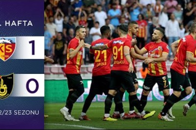 2022-203 Süper Lig: Kayserispor 1-0 İstanbulspor Maç Özeti