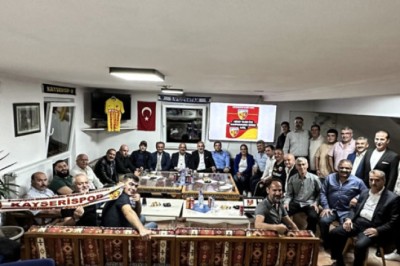 Başkan Ali Çamlı Stuttgart’ta Avrupalı Kayserisporlular toplantısına katıldı.