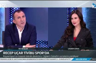 Kayserispor Teknik Direktörü Recep Uçar Tivibu Spor'a Konuk Oldu.