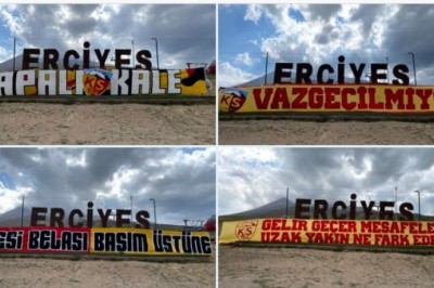 Kapalı Kale Yeni Sezon Pankartları