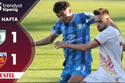 2024-2025 Süper Lig: Bodrumspor 1-1 Kayserispor (Maç Özetleri)