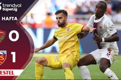 2024-2025 Süper Lig: Hatayspor 0-1 Kayserispor (Maç Özetleri)