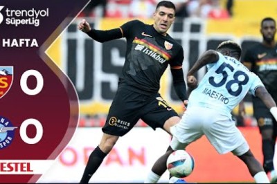 2024-2025 Süper Lig: Kayserispor 0-0 Adana Demirspor (Maç Özetleri)