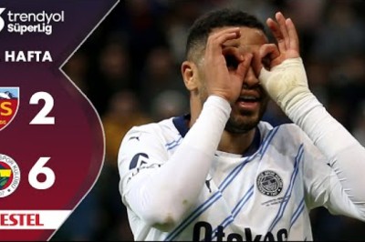 2024-2025 Süper Lig: Kayserispor 2-6 Fenerbahçe (Maç Özetleri)