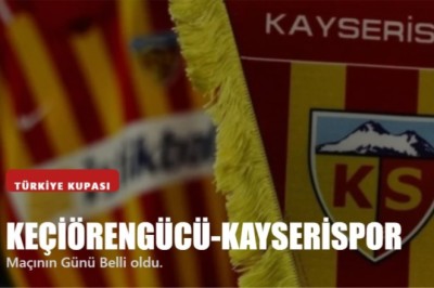Keçiörengücü-Kayserispor Maçının Günü Belli Oldu