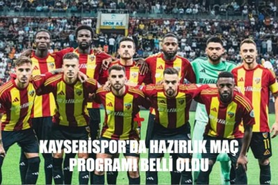 Kayserispor’un Devre Arası Kamp ve Hazırlık Maç Programı Belli Oldu