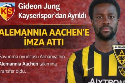 Kayserispor’dan Ayrılan Gideon Jung’un Yeni Takımı Belli Oldu
